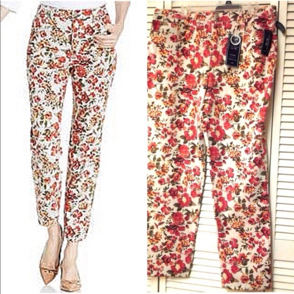 NWT Charter Club floral jeans 👖 - Picture 2 of 8